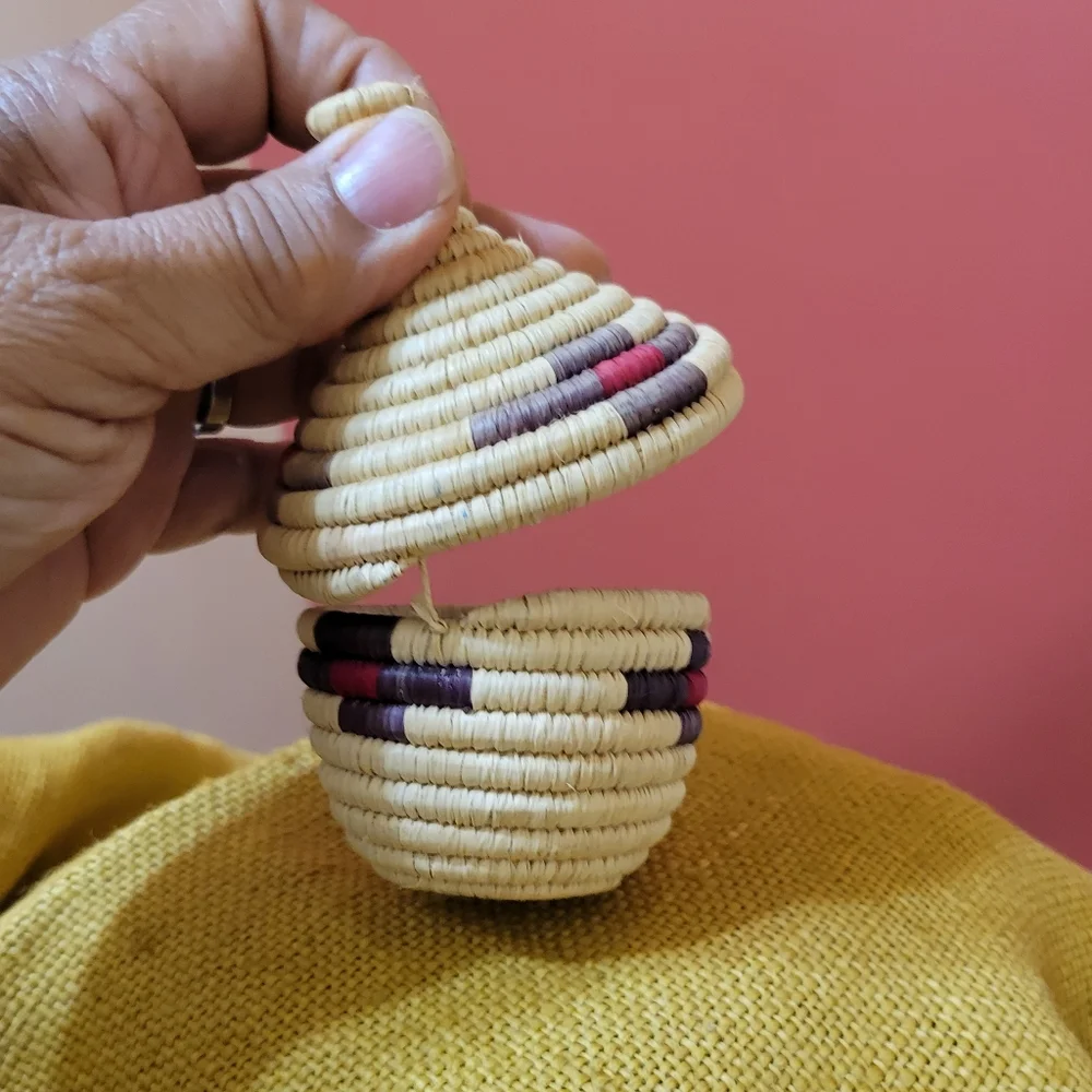 African Basket - Uganda - Petite Virunga Wishing Basket